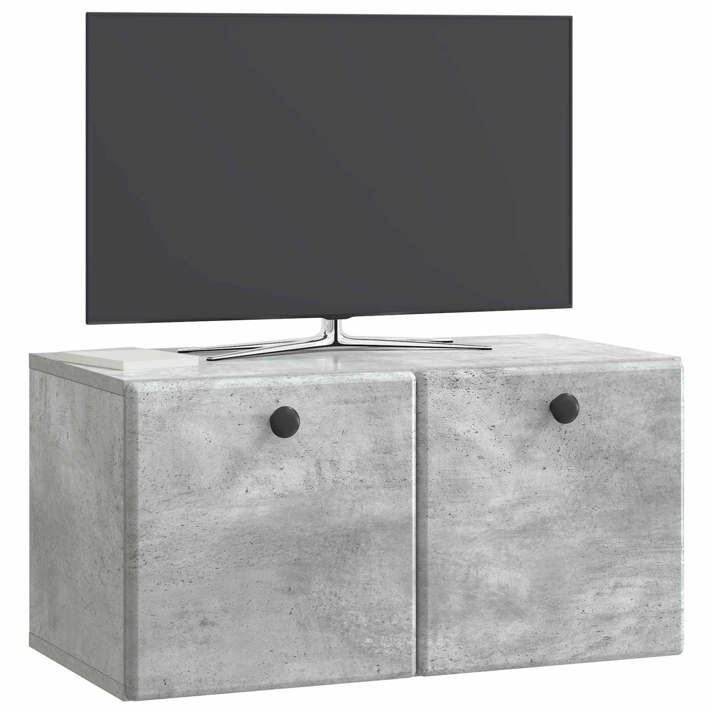 Wall-Mounted TV Cabinet 59.5 x 31 x 30 cm Concrete Grey