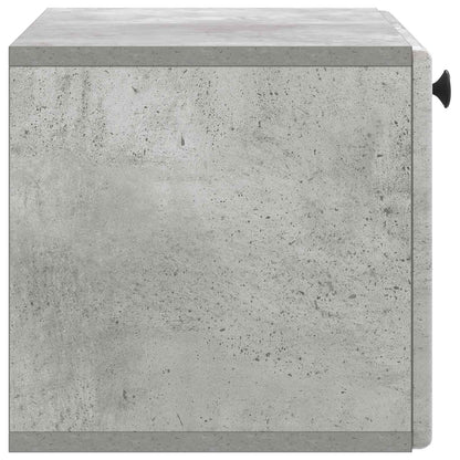 Wall-Mounted TV Cabinet 59.5 x 31 x 30 cm Concrete Grey