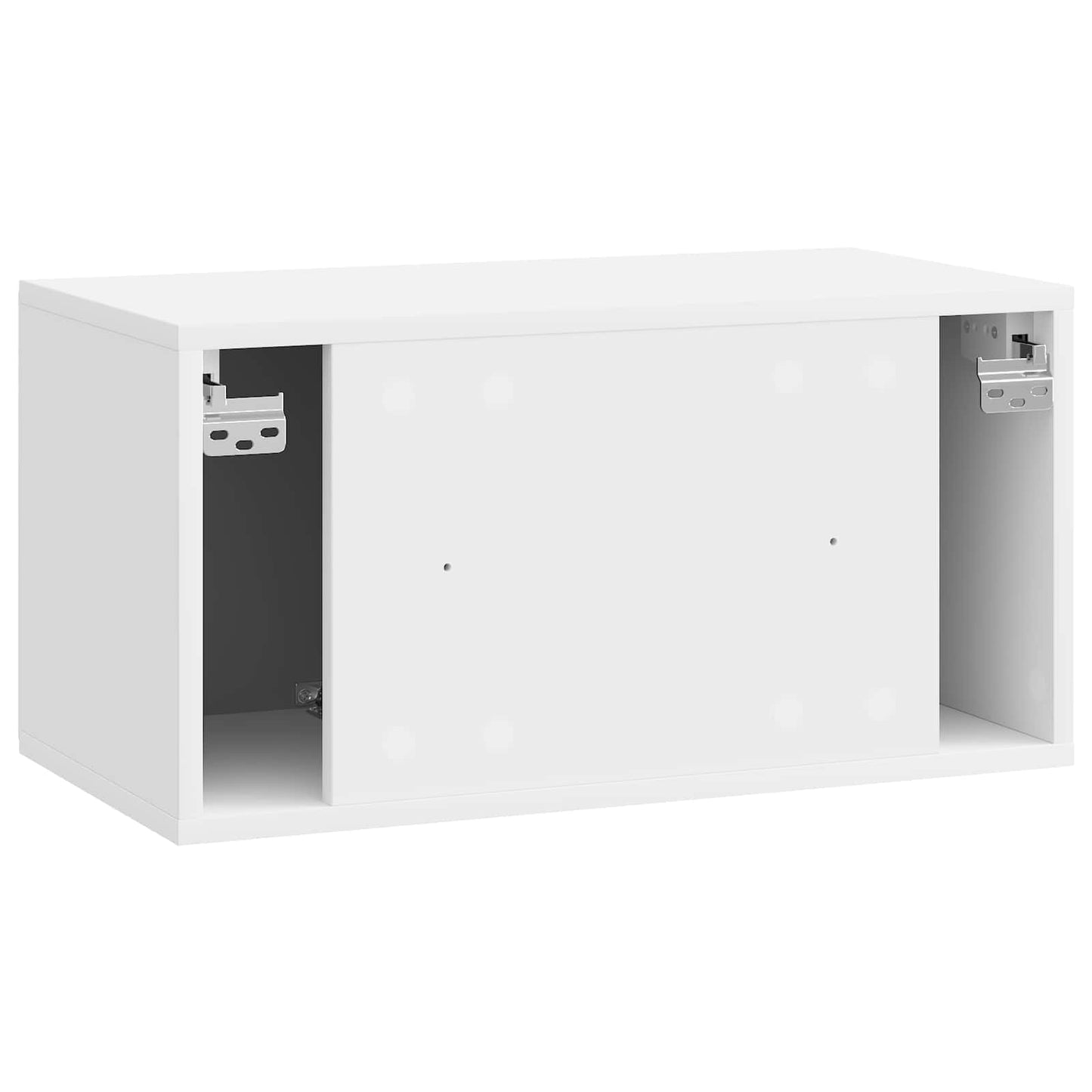 Wall-Mounted TV Cabinet 59.5 x 31 x 30 cm High Gloss White