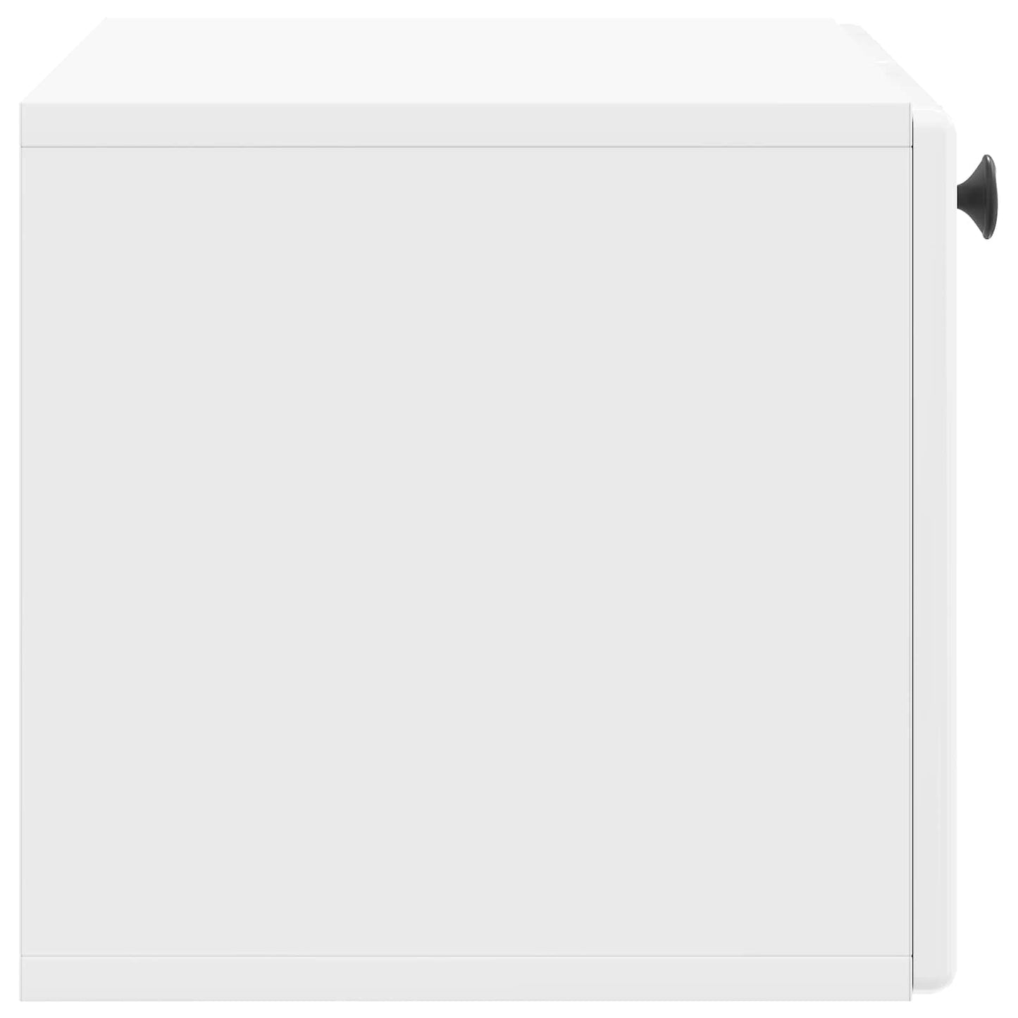Wall-Mounted TV Cabinet 59.5 x 31 x 30 cm High Gloss White