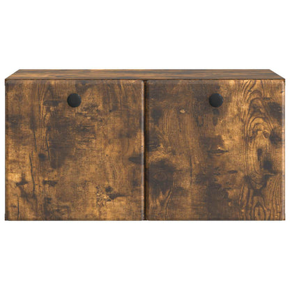 Wall-Mounted TV Cabinet 59.5 x 31 x 30 cm Smoked Oak