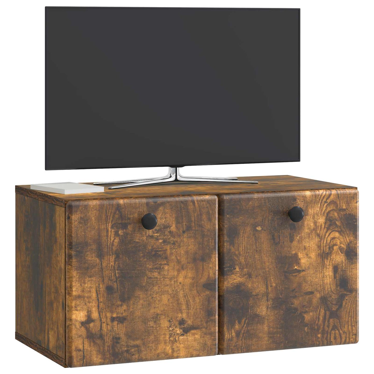 Wall-Mounted TV Cabinet 59.5 x 31 x 30 cm Smoked Oak