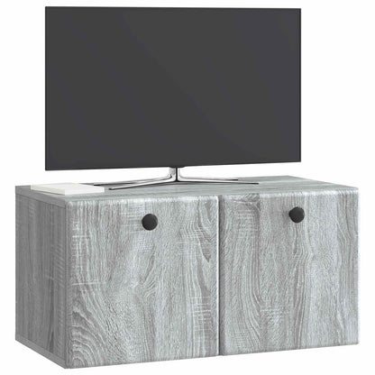 Wall-Mounted TV Cabinet 59.5 x 31 x 30 cm Grey Sonoma