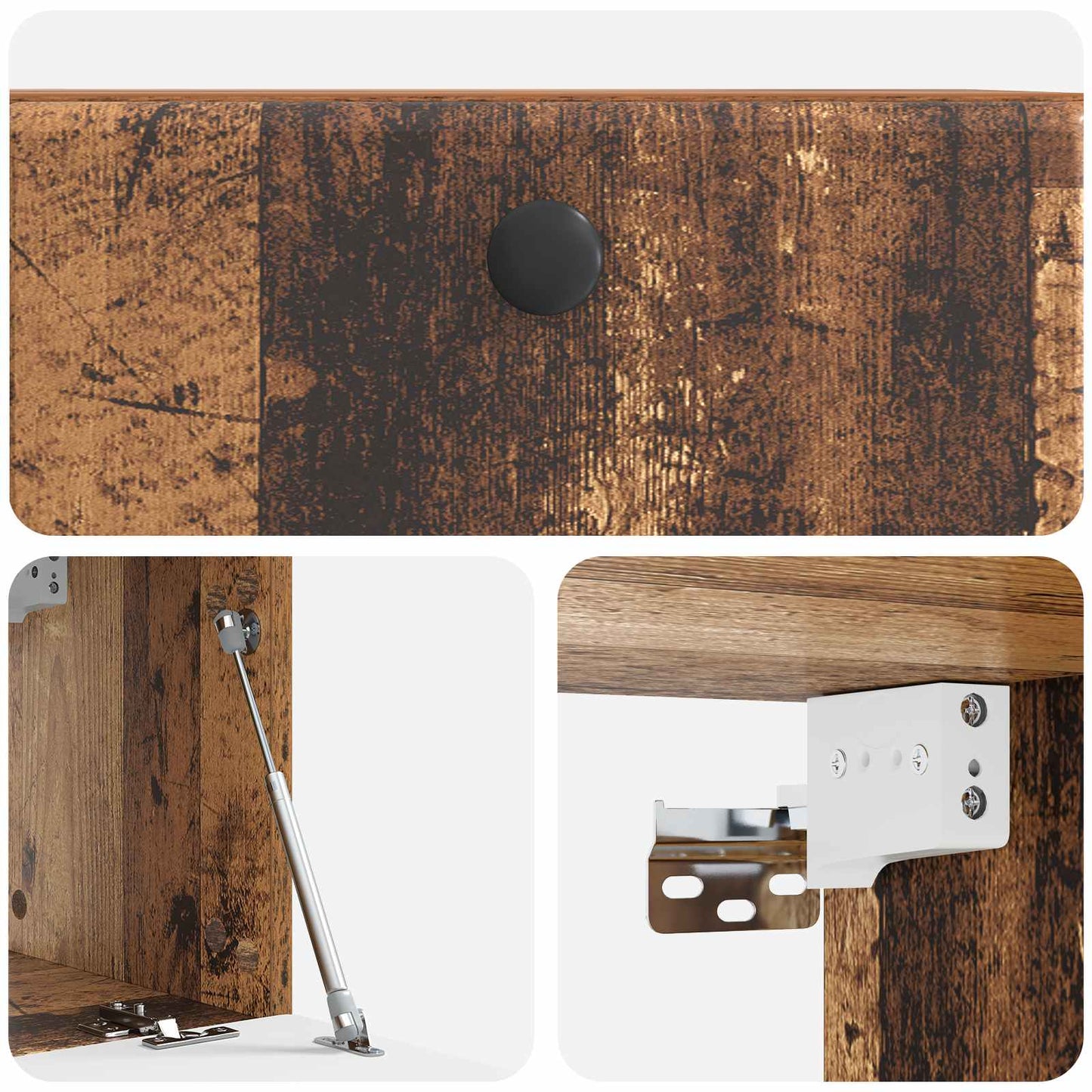 Wall-Mounted TV Cabinet 59.5 x 31 x 30 cm Old Wood