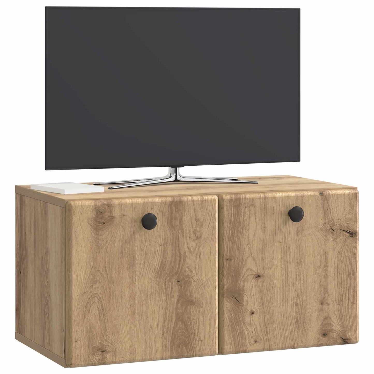 Wall-Mounted TV Cabinet 59.5 x 31 x 30 cm Artisan Oak