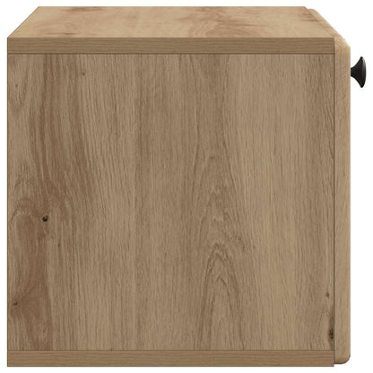 Wall-Mounted TV Cabinet 59.5 x 31 x 30 cm Artisan Oak
