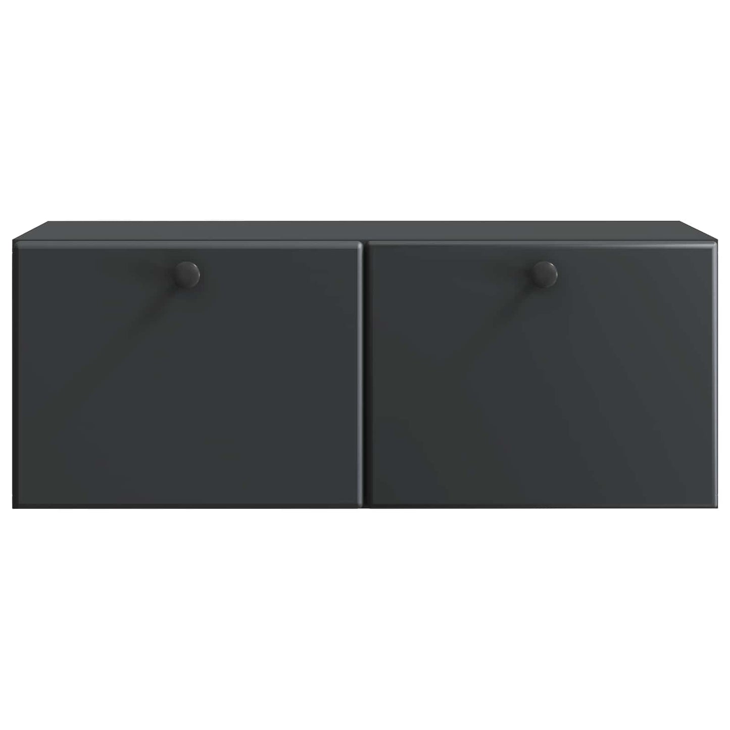 Wall-Mounted TV Cabinet 78.5 x 31 x 30 cm Black Engineered Wood