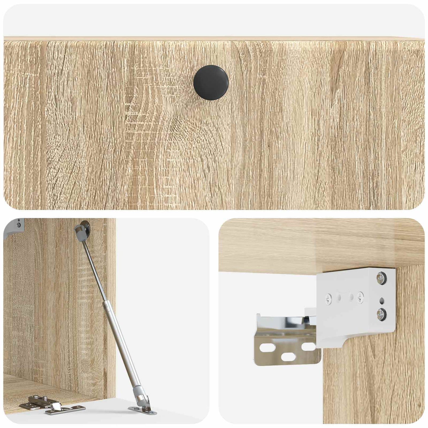 Wall-Mounted TV Cabinet 78.5 x 31 x 30 cm Sonoma Oak