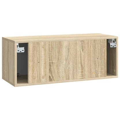 Wall-Mounted TV Cabinet 78.5 x 31 x 30 cm Sonoma Oak