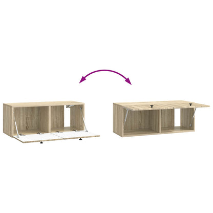 Wall-Mounted TV Cabinet 78.5 x 31 x 30 cm Sonoma Oak