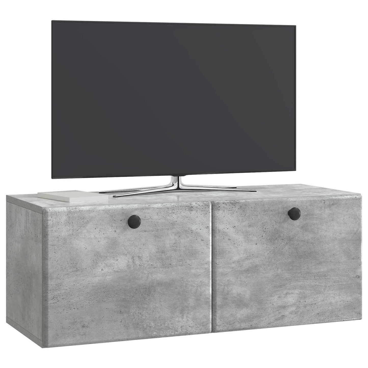 Wall-Mounted TV Cabinet 78.5 x 31 x 30 cm Concrete Grey