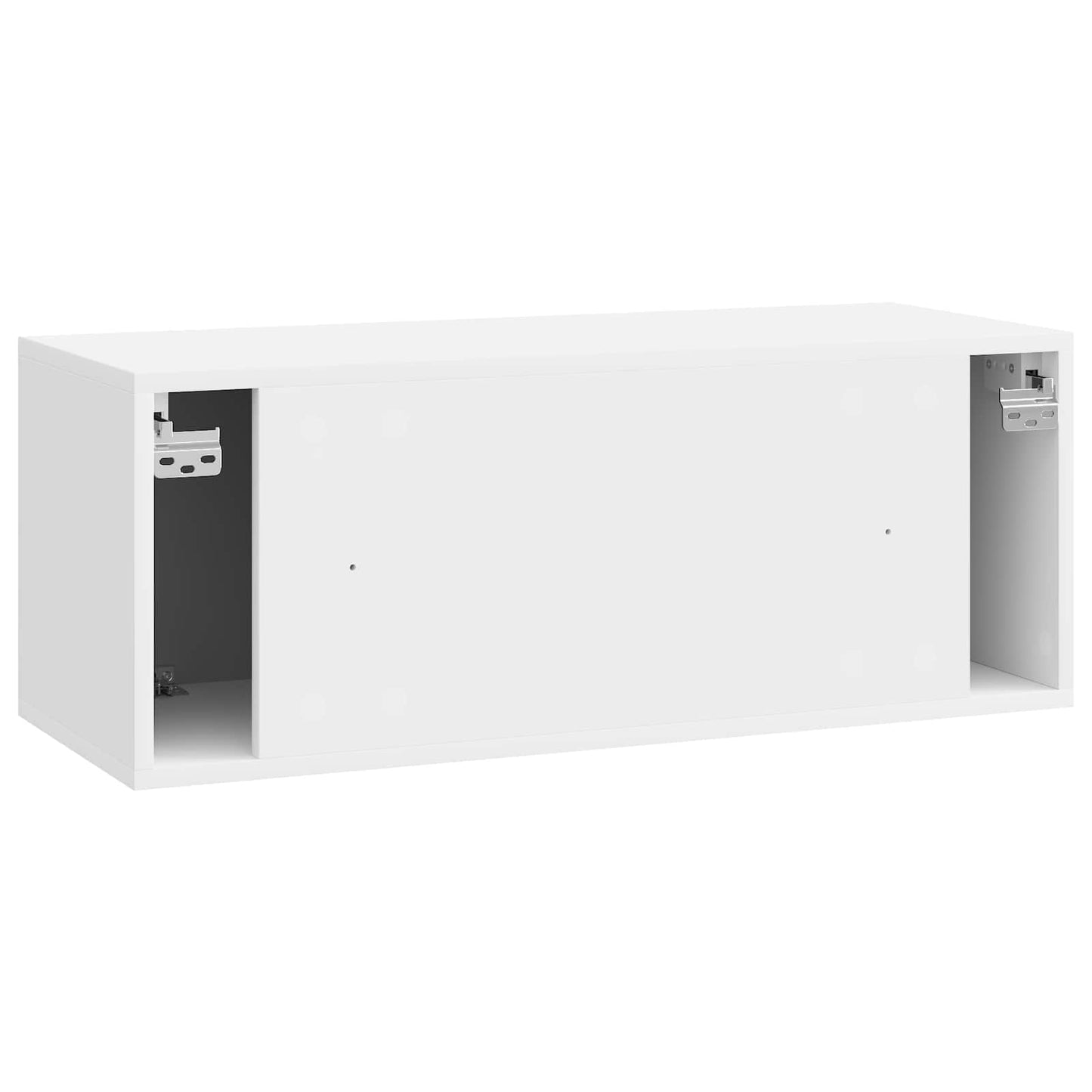 Wall-Mounted TV Cabinet 78.5 x 31 x 30 cm High Gloss White