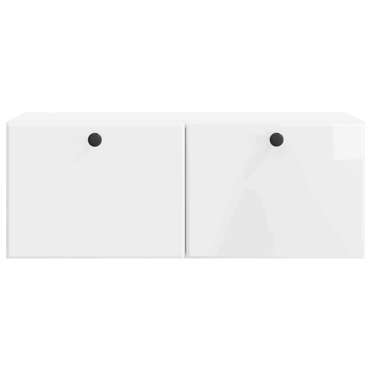 Wall-Mounted TV Cabinet 78.5 x 31 x 30 cm High Gloss White