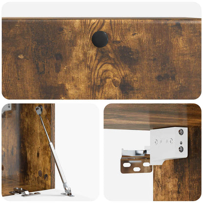 Wall-Mounted TV Cabinet 78.5 x 31 x 30 cm Smoked Oak