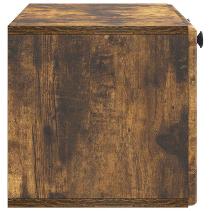 Wall-Mounted TV Cabinet 78.5 x 31 x 30 cm Smoked Oak