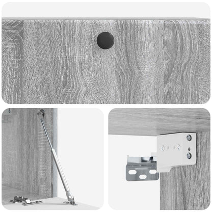 Wall-Mounted TV Cabinet 78.5 x 31 x 30 cm Grey Sonoma