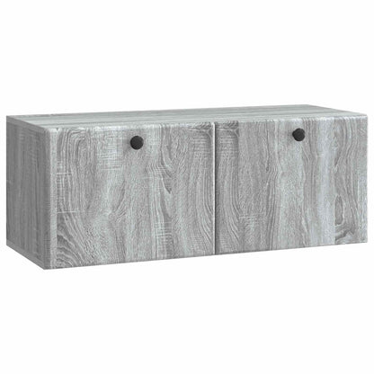Wall-Mounted TV Cabinet 78.5 x 31 x 30 cm Grey Sonoma