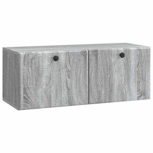 Wall-Mounted TV Cabinet 78.5 x 31 x 30 cm Grey Sonoma
