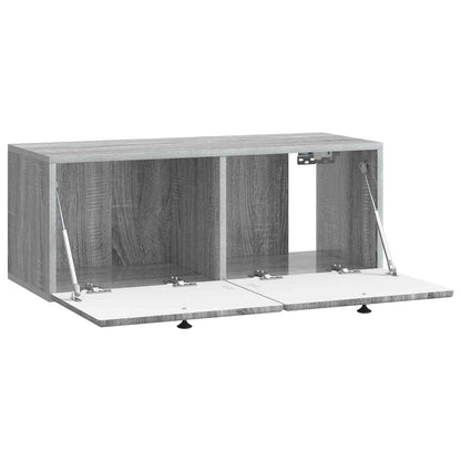 Wall-Mounted TV Cabinet 78.5 x 31 x 30 cm Grey Sonoma