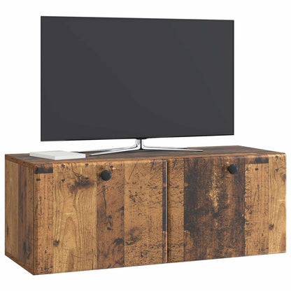 Wall-Mounted TV Cabinet 78.5 x 31 x 30 cm Old Wood