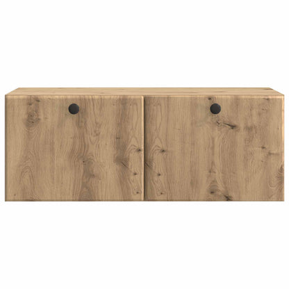Wall-Mounted TV Cabinet 78.5 x 31 x 30 cm Artisan Oak