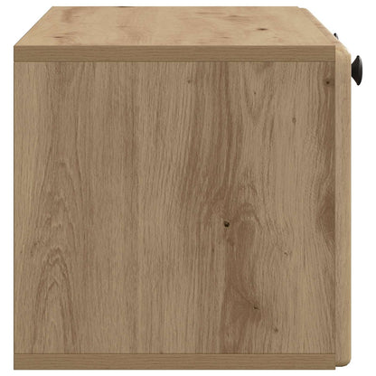 Wall-Mounted TV Cabinet 78.5 x 31 x 30 cm Artisan Oak