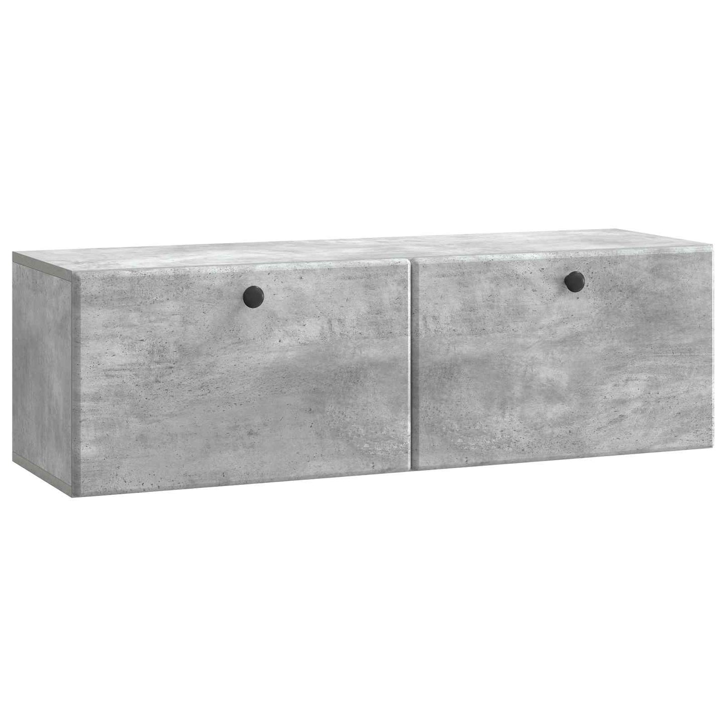 Wall-Mounted TV Cabinet 98 x 31 x 30 cm Concrete Grey