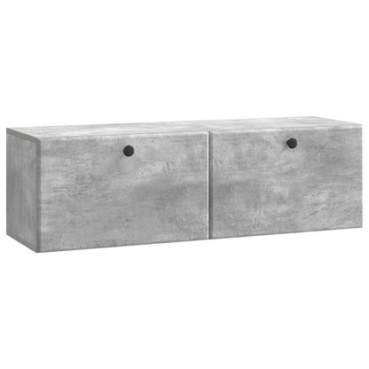 Wall-Mounted TV Cabinet 98 x 31 x 30 cm Concrete Grey