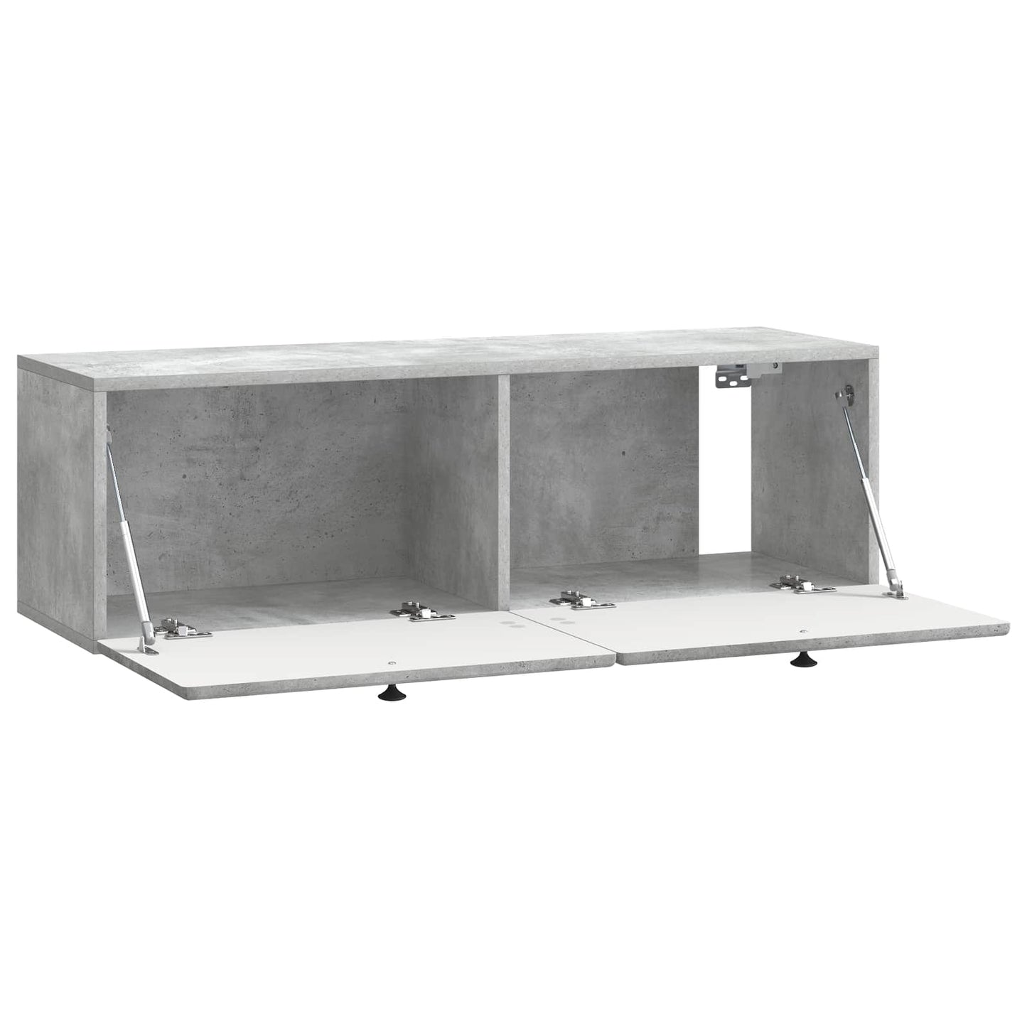 Wall-Mounted TV Cabinet 98 x 31 x 30 cm Concrete Grey