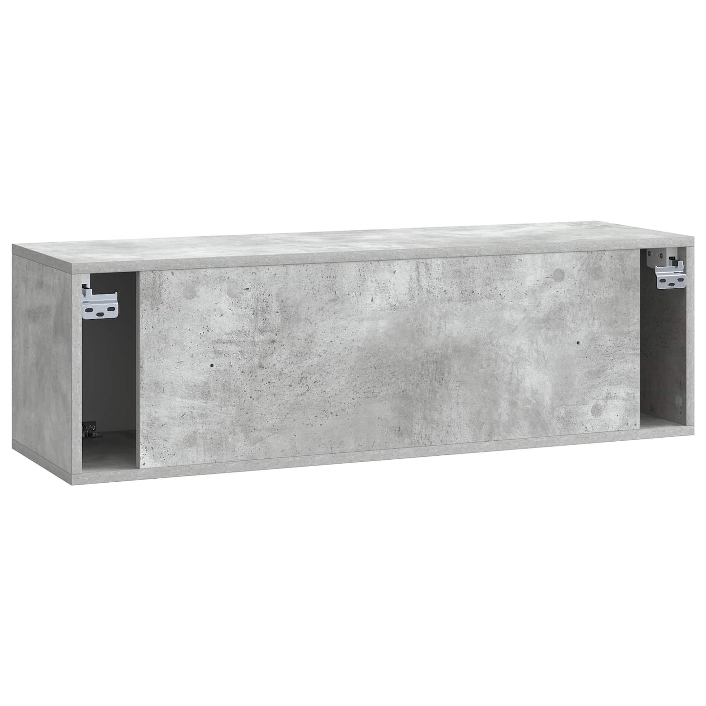 Wall-Mounted TV Cabinet 98 x 31 x 30 cm Concrete Grey
