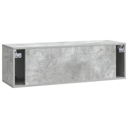 Wall-Mounted TV Cabinet 98 x 31 x 30 cm Concrete Grey