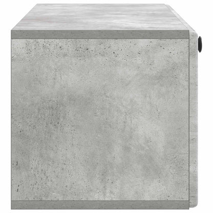 Wall-Mounted TV Cabinet 98 x 31 x 30 cm Concrete Grey