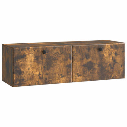 Wall-Mounted TV Cabinet 98 x 31 x 30 cm Smoked Oak