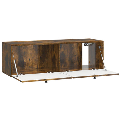 Wall-Mounted TV Cabinet 98 x 31 x 30 cm Smoked Oak