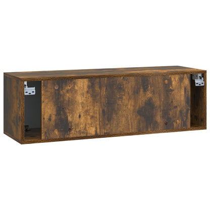 Wall-Mounted TV Cabinet 98 x 31 x 30 cm Smoked Oak