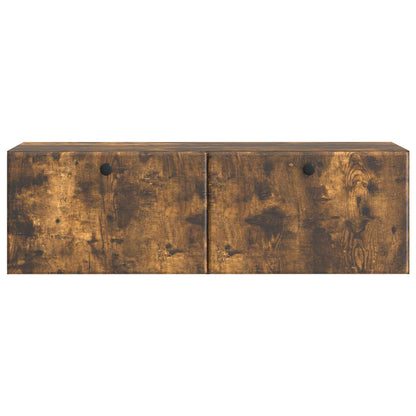 Wall-Mounted TV Cabinet 98 x 31 x 30 cm Smoked Oak