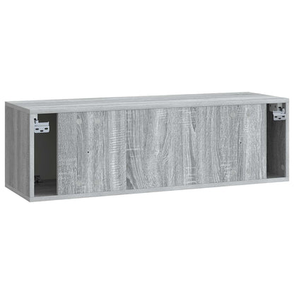 Wall-Mounted TV Cabinet 98 x 31 x 30 cm Grey Sonoma