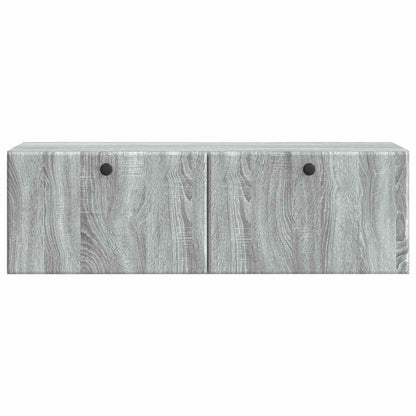 Wall-Mounted TV Cabinet 98 x 31 x 30 cm Grey Sonoma