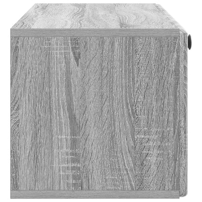 Wall-Mounted TV Cabinet 98 x 31 x 30 cm Grey Sonoma