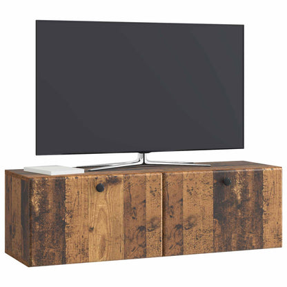 Wall-Mounted TV Cabinet 98 x 31 x 30 cm Old Wood