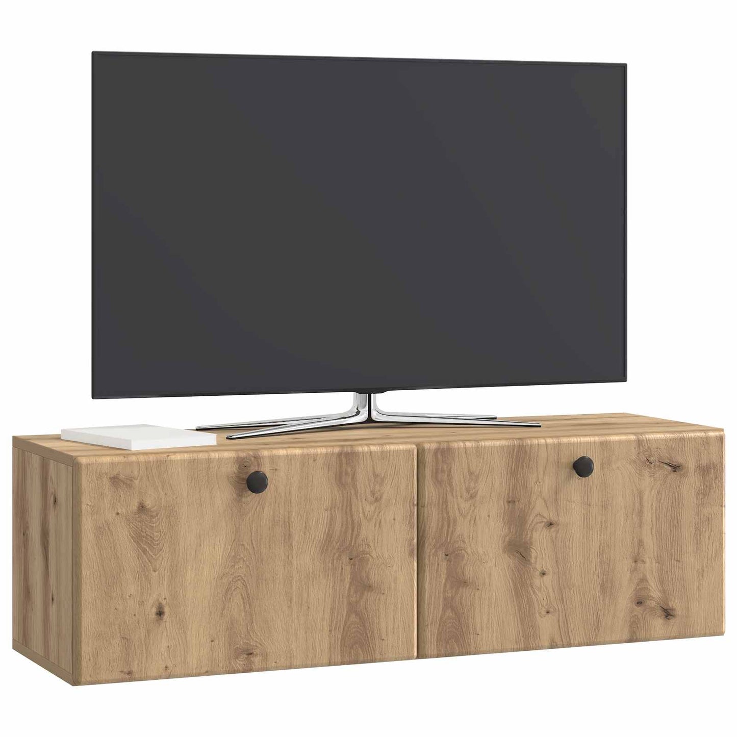 Wall-Mounted TV Cabinet 98 x 31 x 30 cm Artisan Oak