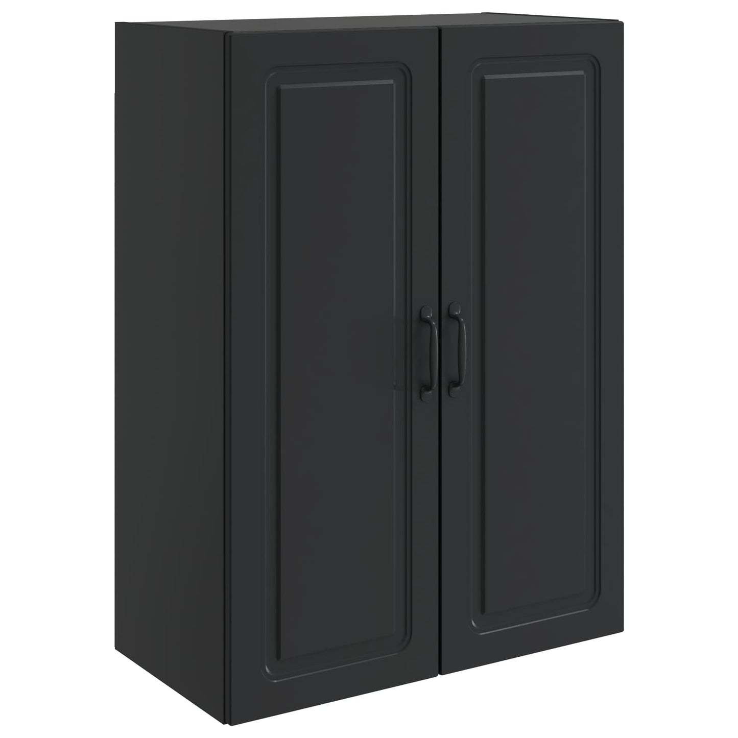 Wall-Mounted Cabinet 66 x 34.5 x 90 cm Engineered Wood Black
