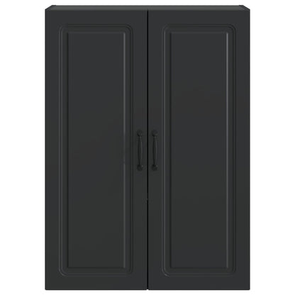 Wall-Mounted Cabinet 66 x 34.5 x 90 cm Engineered Wood Black