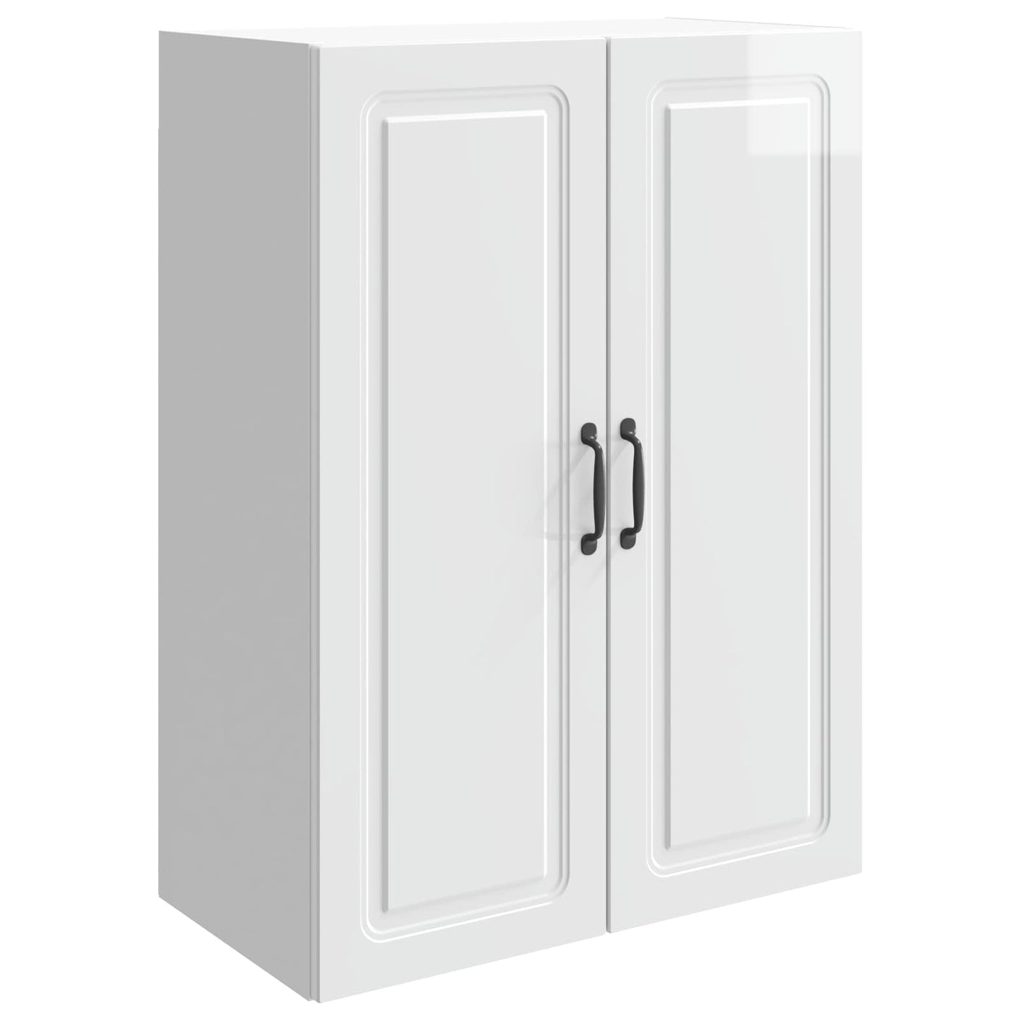 Wall-Mounted Cabinet High Gloss White 66 x 34.5 x 90 cm