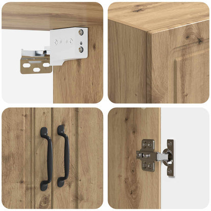 Wall-Mounted Cabinet Artisan Oak 66 x 34.5 x 90 cm