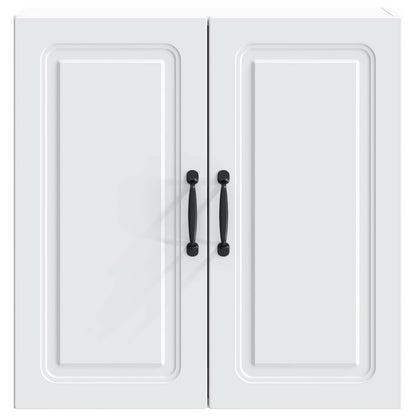 Wall-Mounted Cabinet 59 x 31 x 60 cm Engineered Wood White