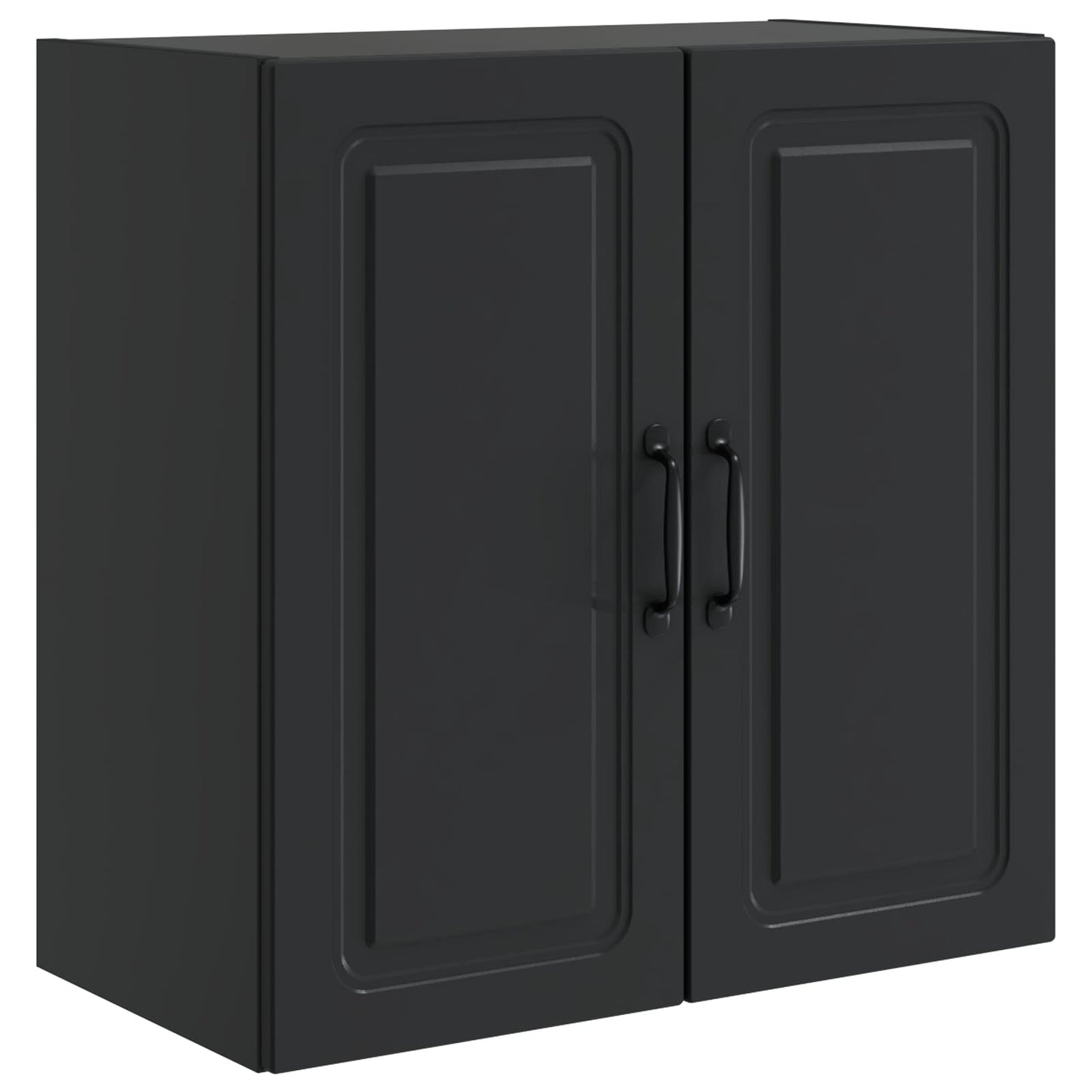 Wall-Mounted Cabinet 59 x 31 x 60 cm Engineered Wood Black