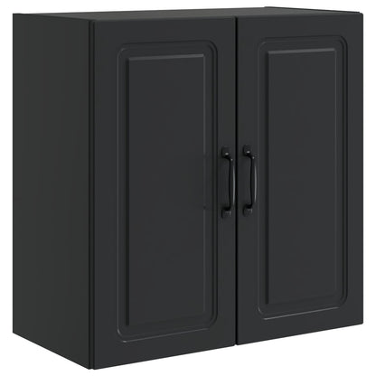 Wall-Mounted Cabinet 59 x 31 x 60 cm Engineered Wood Black