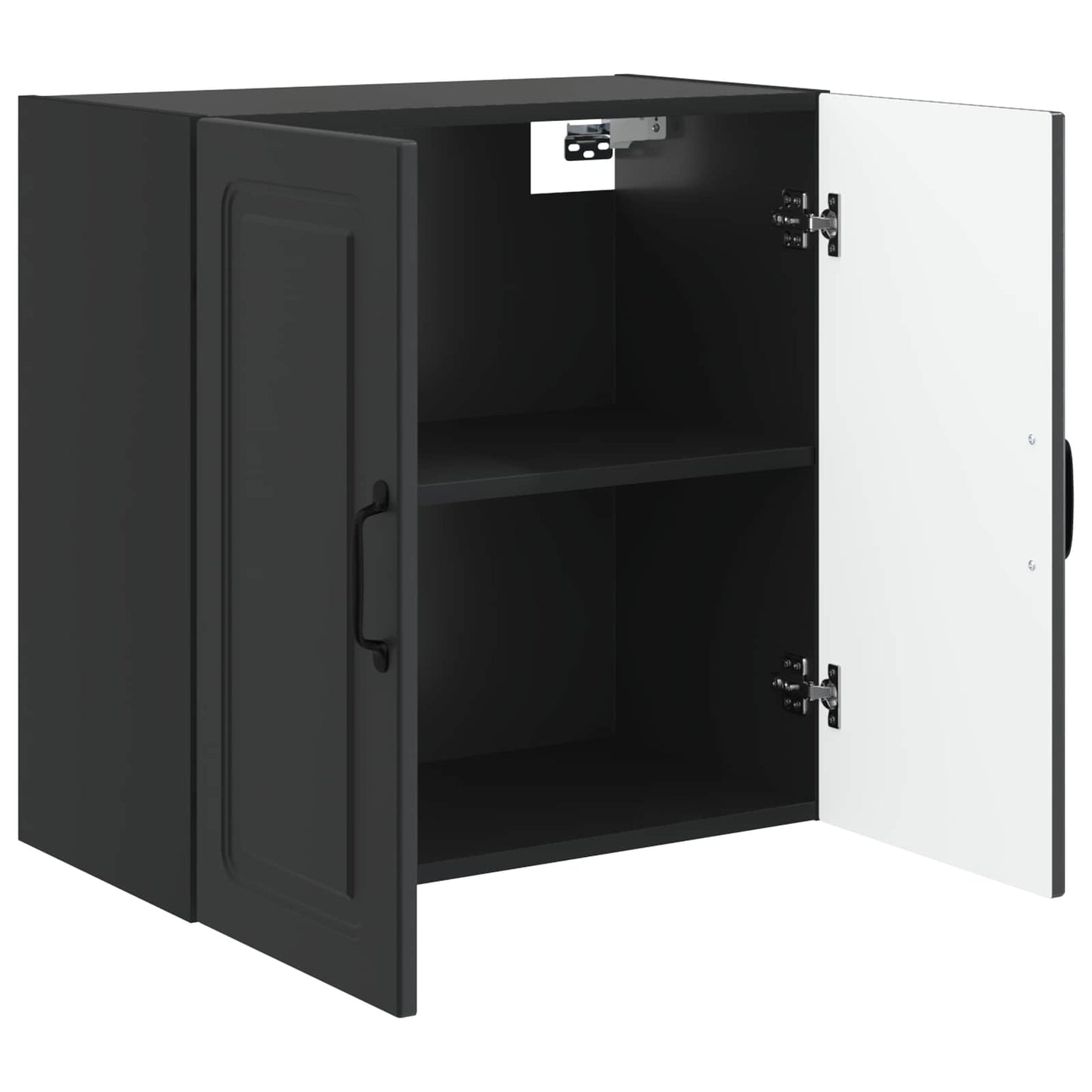 Wall-Mounted Cabinet 59 x 31 x 60 cm Engineered Wood Black