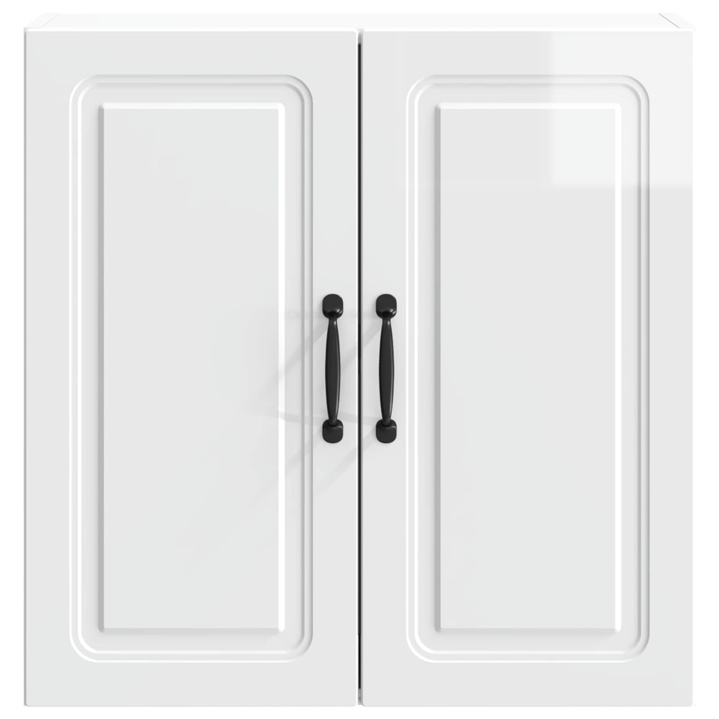 Wall-Mounted Cabinet High Gloss White 59 x 31 x 60 cm
